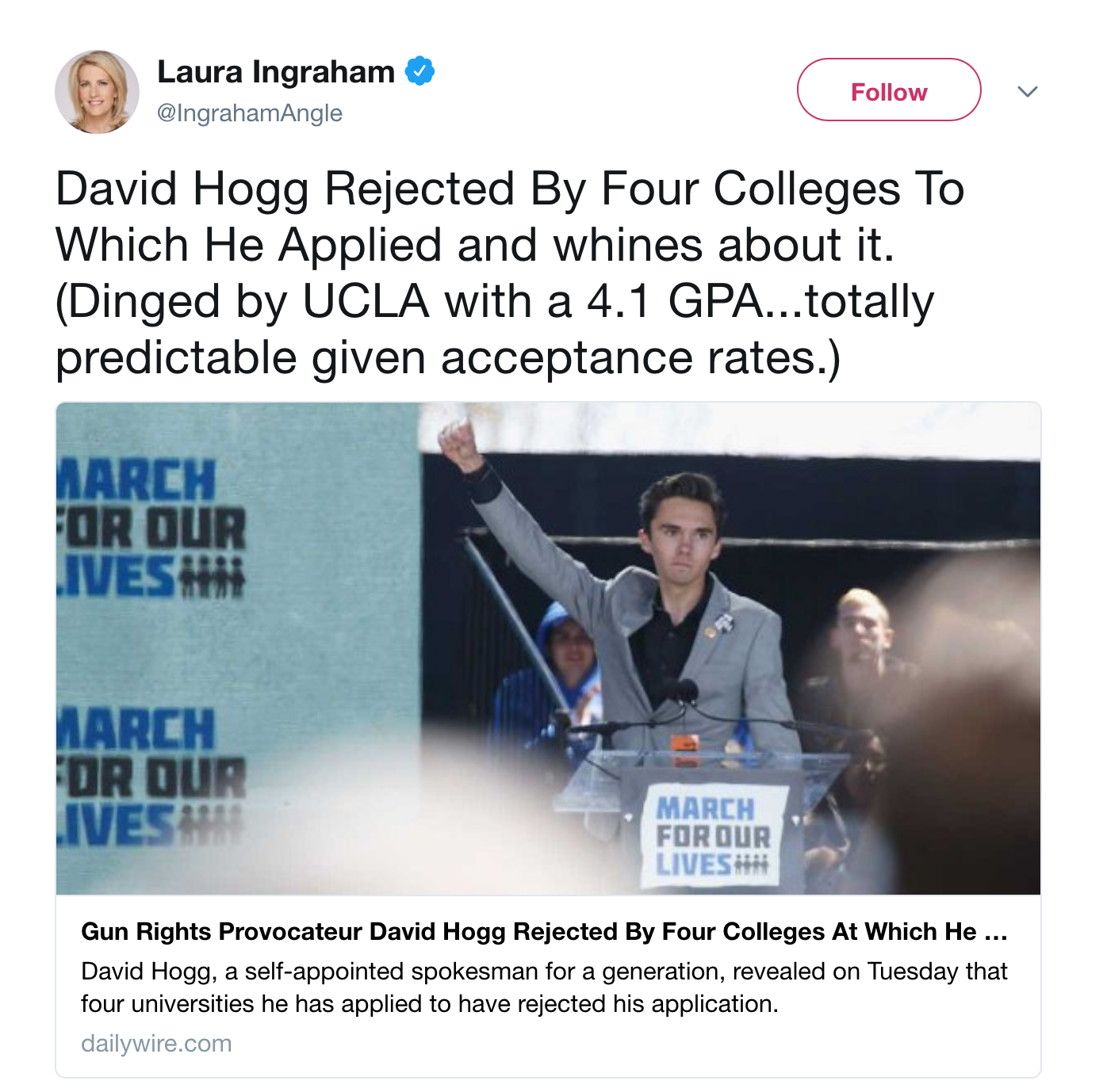 Laura Ingraham Twitter